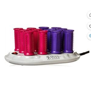 New Calista Maria Mccool  Tools Ion Hot Hair Rollers Short Style Set 12